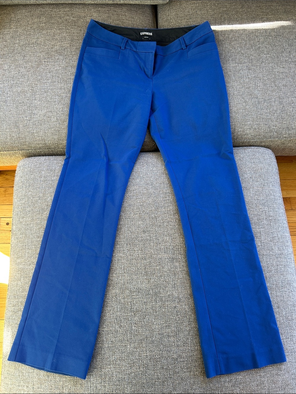 Express Women's Royal Blue Wide Leg Jeans